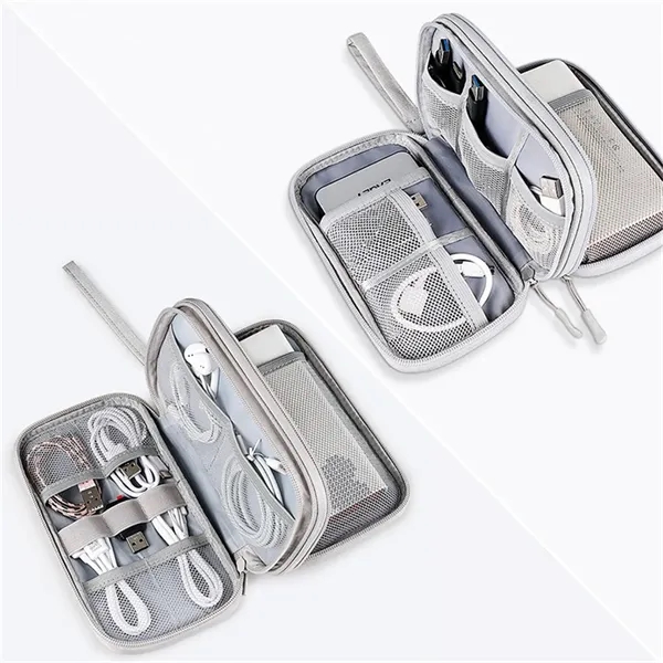 Travel Cable Organizer Pouch Electronic Accessories - Travel Cable Organizer Pouch Electronic Accessories - Image 4 of 4