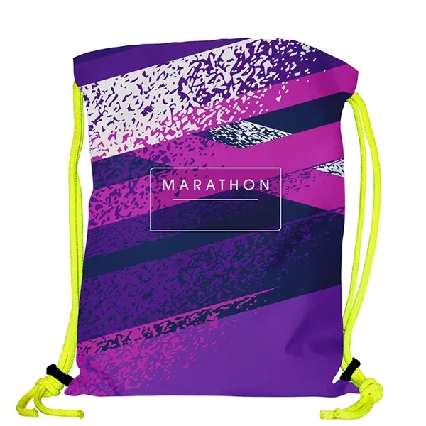 Super Double Sided Sublimated Drawstring Backpack - Super Double Sided Sublimated Drawstring Backpack - Image 6 of 23