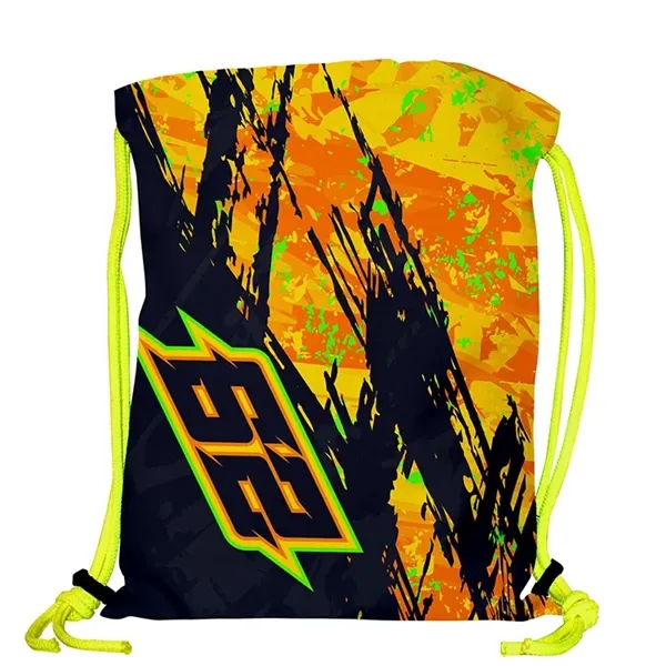 Super Double Sided Sublimated Drawstring Backpack - Super Double Sided Sublimated Drawstring Backpack - Image 12 of 23