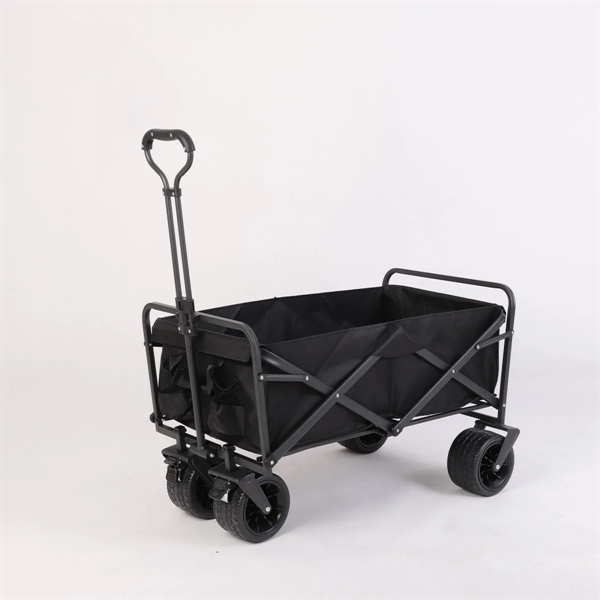 Folding Camping Trolley Shopping Wagon Hand Cart - Folding Camping Trolley Shopping Wagon Hand Cart - Image 5 of 9