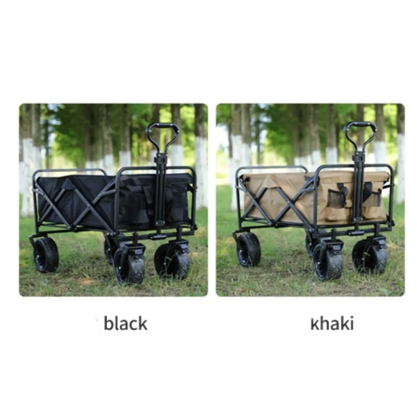 Folding Camping Trolley Shopping Wagon Hand Cart - Folding Camping Trolley Shopping Wagon Hand Cart - Image 9 of 9