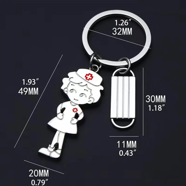 Nurses' Day Keychain - Nurses' Day Keychain - Image 1 of 2