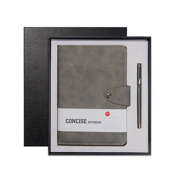 Classic Soft B5 Notebook with Pen - Classic Soft B5 Notebook with Pen - Image 3 of 4