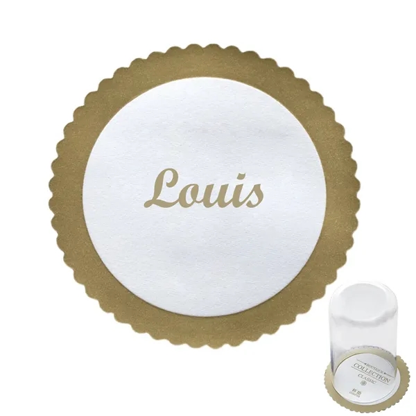 Full Color Customized Absorbent Paper Coaster - Full Color Customized Absorbent Paper Coaster - Image 0 of 4