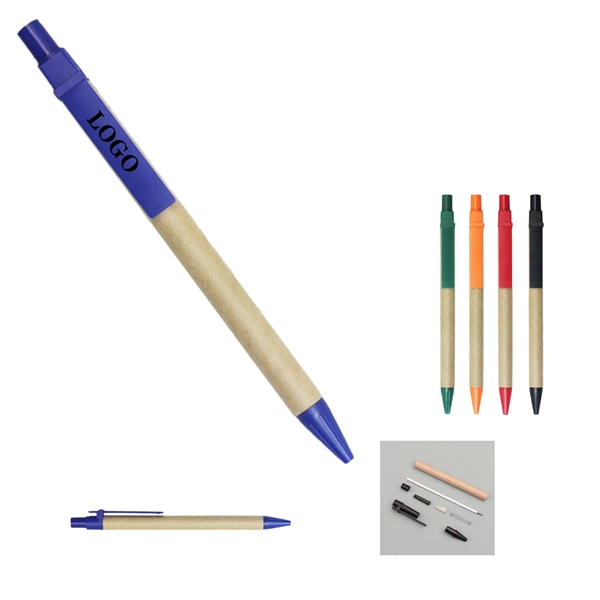 Kraft Tube Ballpoint Pen - Kraft Tube Ballpoint Pen - Image 0 of 1