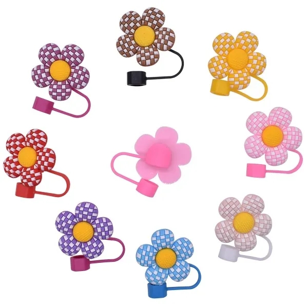 Straw Protective Sleeve 10 MM Flower Cap - Straw Protective Sleeve 10 MM Flower Cap - Image 2 of 13