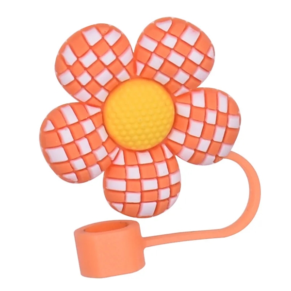 Straw Protective Sleeve 10 MM Flower Cap - Straw Protective Sleeve 10 MM Flower Cap - Image 12 of 13