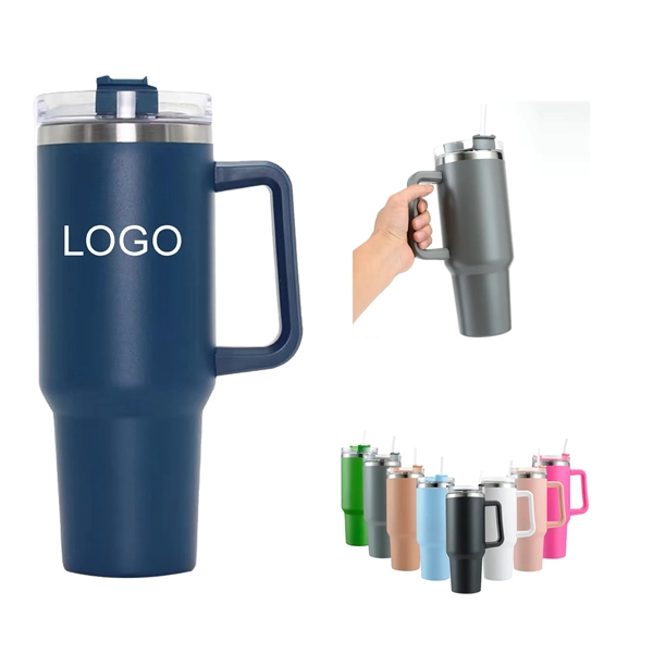 40 Oz Tumbler With Handle - 40 Oz Tumbler With Handle - Image 0 of 1
