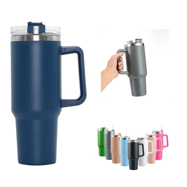 40 Oz Tumbler With Handle - 40 Oz Tumbler With Handle - Image 1 of 1