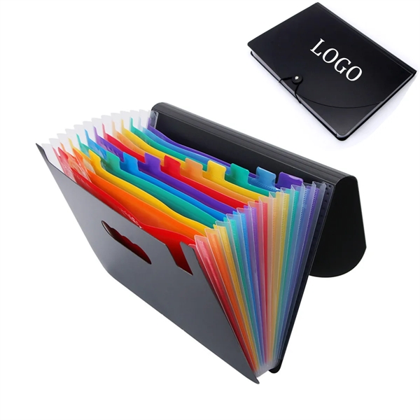 12 Pockets Plastic File Folder - 12 Pockets Plastic File Folder - Image 0 of 2