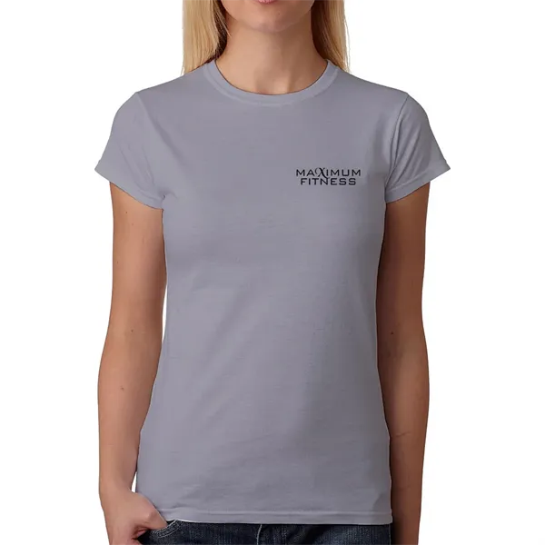 Printed Gildan SoftStyle Ladies Junior Fit T-shirts - Printed Gildan SoftStyle Ladies Junior Fit T-shirts - Image 0 of 2