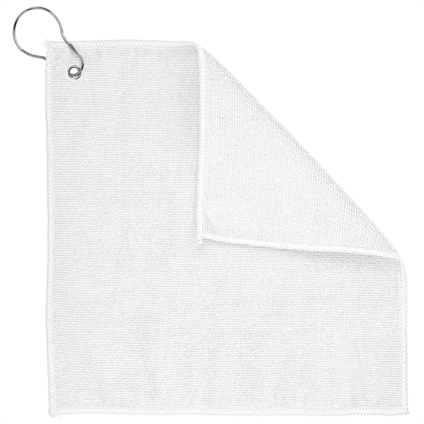 Spirit RPET Rally / Golf Towel with Carabiner - Spirit RPET Rally / Golf Towel with Carabiner - Image 4 of 7