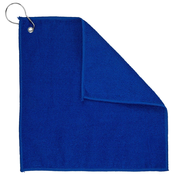 Spirit RPET Rally / Golf Towel with Carabiner - Spirit RPET Rally / Golf Towel with Carabiner - Image 5 of 7