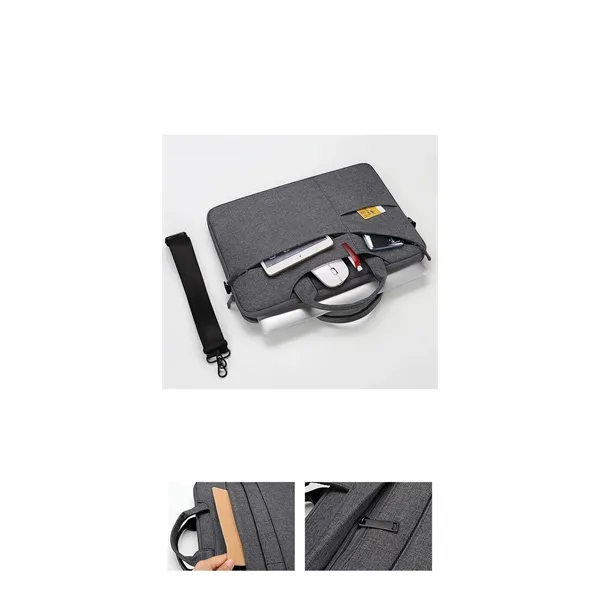 Jacquard Laptop Case with Shoulder Strap - Jacquard Laptop Case with Shoulder Strap - Image 4 of 7