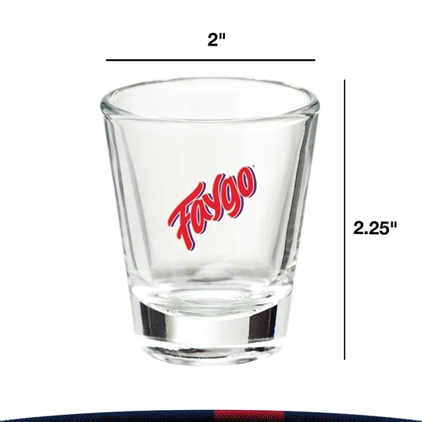 1.75 oz. Blimf Clear Shot Glasses - 1.75 oz. Blimf Clear Shot Glasses - Image 2 of 9