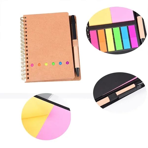 Recycled Kraft Paper Notebook With Pen - Recycled Kraft Paper Notebook With Pen - Image 2 of 2