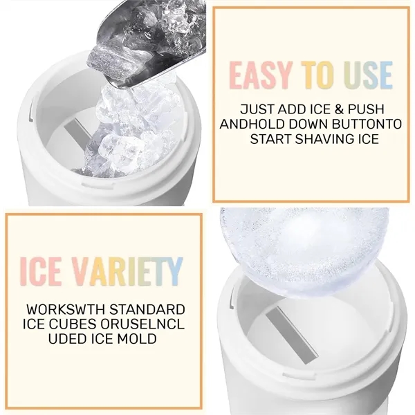 Ice Shaver,Portable Hand crank Freeze Crusher with Mold - Ice Shaver,Portable Hand crank Freeze Crusher with Mold - Image 5 of 5