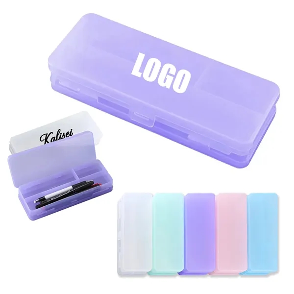 Custom Double Layer Pencil Case - Custom Double Layer Pencil Case - Image 0 of 3