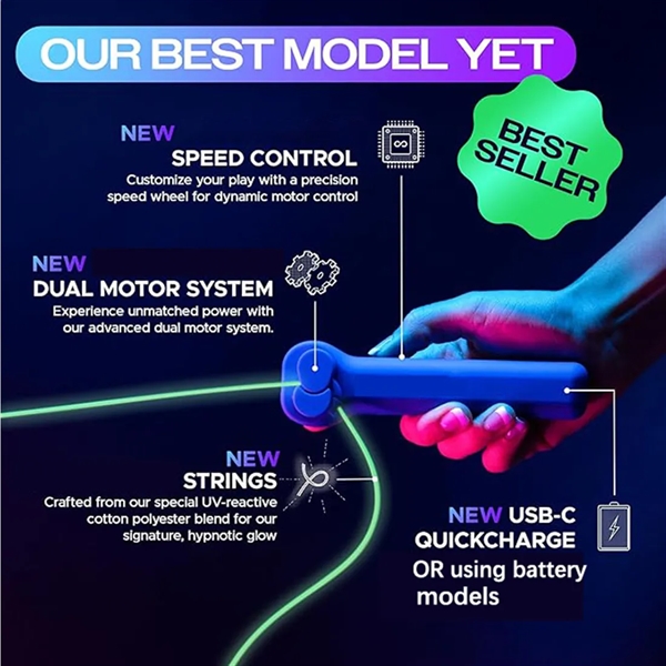 String Rope Launcher Toy - String Rope Launcher Toy - Image 1 of 3