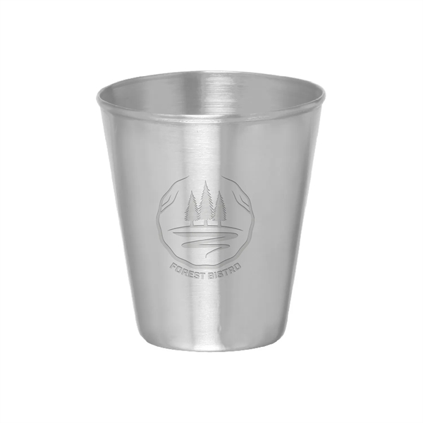 2.5 oz. Metal Shooter Glass (Laser Engraved) - 2.5 oz. Metal Shooter Glass (Laser Engraved) - Image 0 of 0