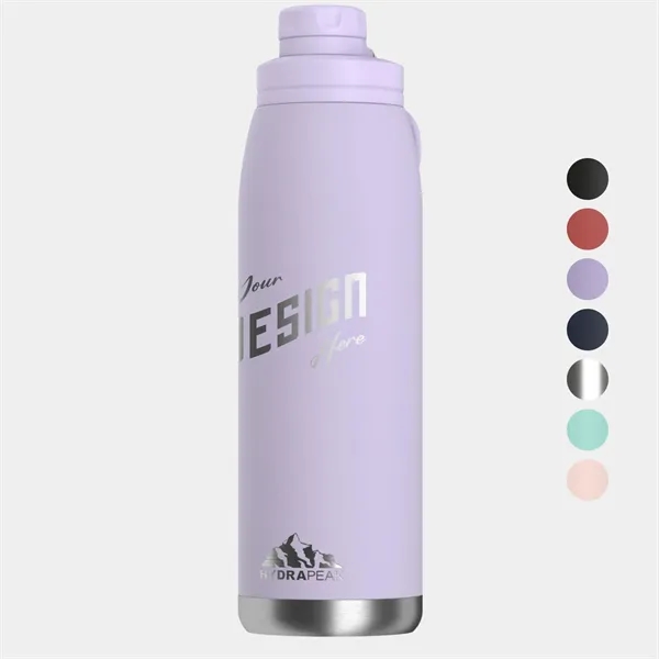 40 oz Hydrapeak® Stainless Steel Insulated Water Bottle - 40 oz Hydrapeak® Stainless Steel Insulated Water Bottle - Image 0 of 7