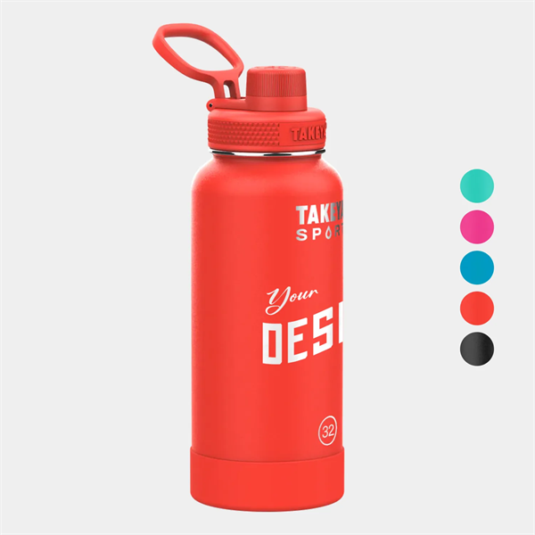 32 oz Takeya® Stainless Steel Insulated Sport Water Bottle - 32 oz Takeya® Stainless Steel Insulated Sport Water Bottle - Image 0 of 5