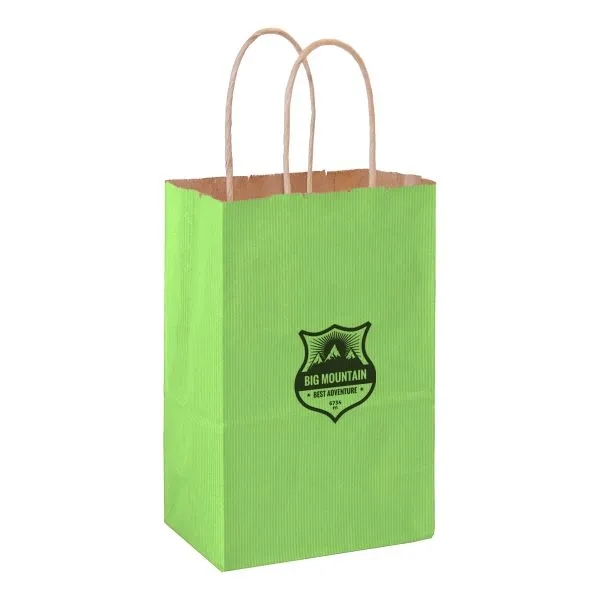 Matte Color Paper Shopper Bag - Flexo Ink - Matte Color Paper Shopper Bag - Flexo Ink - Image 1 of 19