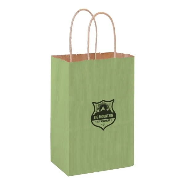 Matte Color Paper Shopper Bag - Flexo Ink - Matte Color Paper Shopper Bag - Flexo Ink - Image 3 of 19