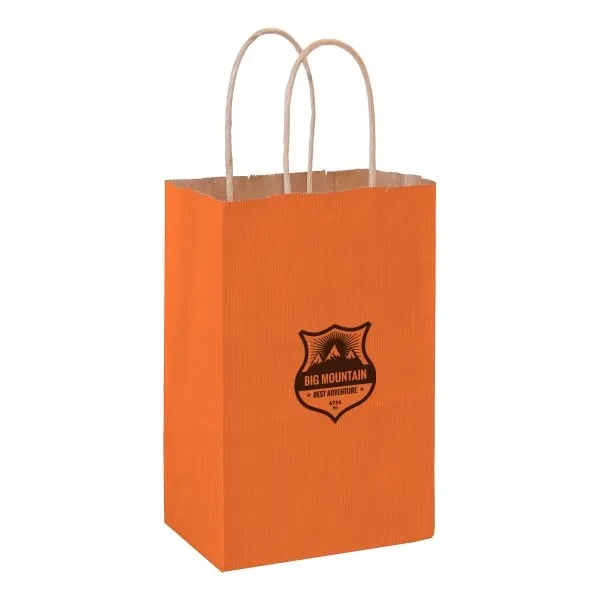 Matte Color Paper Shopper Bag - Flexo Ink - Matte Color Paper Shopper Bag - Flexo Ink - Image 5 of 19