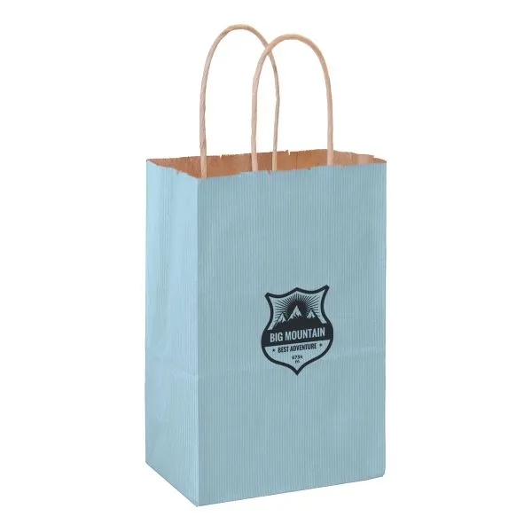 Matte Color Paper Shopper Bag - Flexo Ink - Matte Color Paper Shopper Bag - Flexo Ink - Image 0 of 19