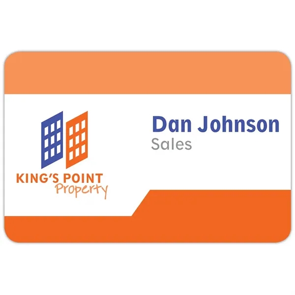 3" X 2" Tucson Express Plastic Name Badge - 3" X 2" Tucson Express Plastic Name Badge - Image 0 of 0