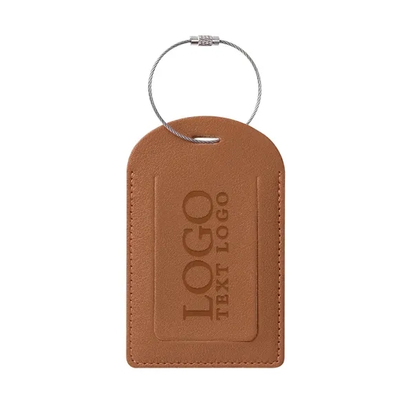 PU Leather Luggage Tag With Custom Logo - PU Leather Luggage Tag With Custom Logo - Image 9 of 37