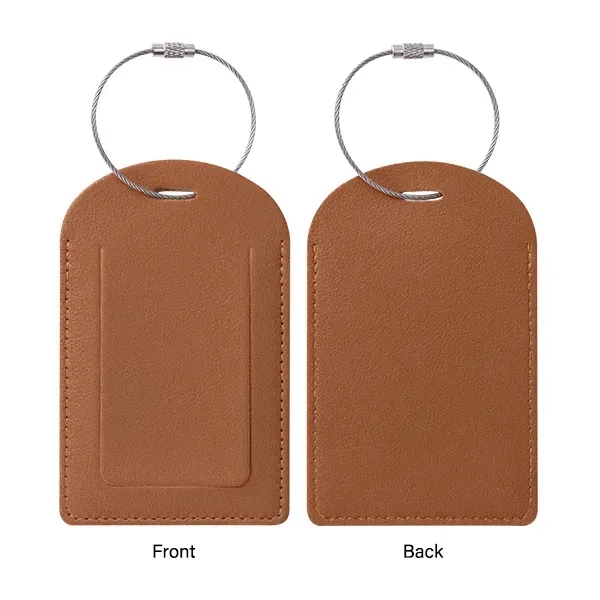 PU Leather Luggage Tag With Custom Logo - PU Leather Luggage Tag With Custom Logo - Image 10 of 37