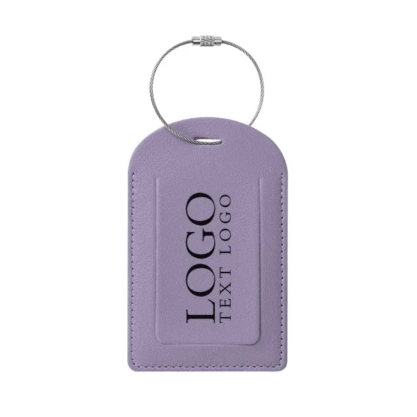 PU Leather Luggage Tag With Custom Logo - PU Leather Luggage Tag With Custom Logo - Image 3 of 37