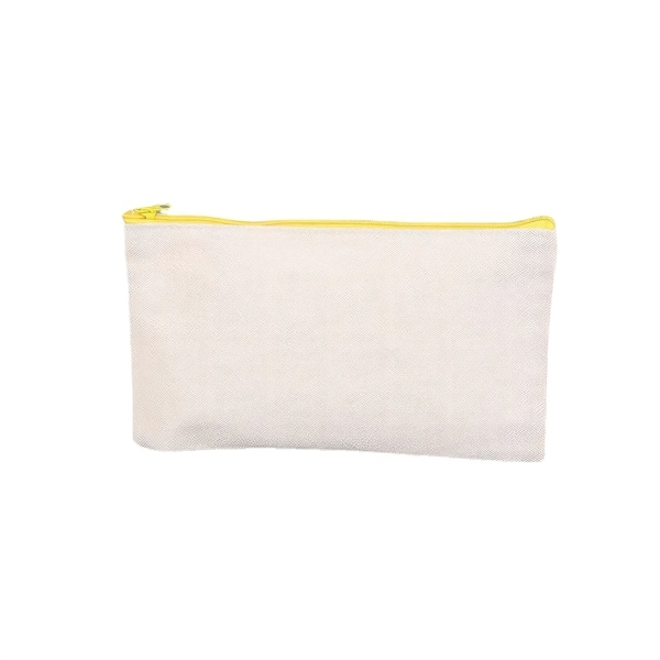 Canvas Pencil Pouch & Makeup Cosmetic Toiletry Bag - Canvas Pencil Pouch & Makeup Cosmetic Toiletry Bag - Image 1 of 1