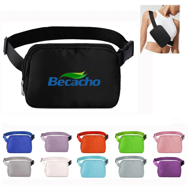 Fanny Pack Belt Bag Unisex Waist Pouch - Fanny Pack Belt Bag Unisex Waist Pouch - Image 0 of 2