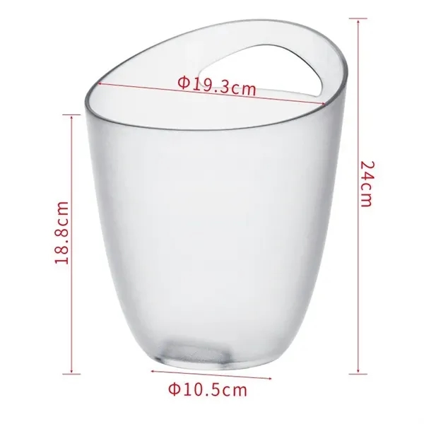 3.2 L Tote Plastic Ice Bucket - 3.2 L Tote Plastic Ice Bucket - Image 1 of 3
