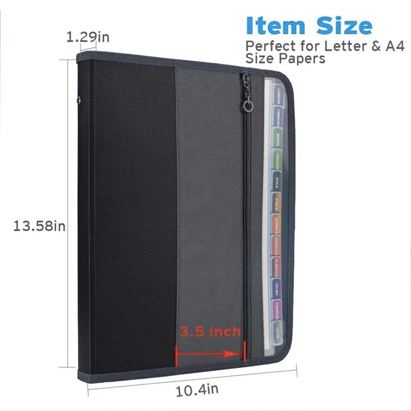 13 Pocket Expanding File Folder with Sticky Labels - 13 Pocket Expanding File Folder with Sticky Labels - Image 2 of 4
