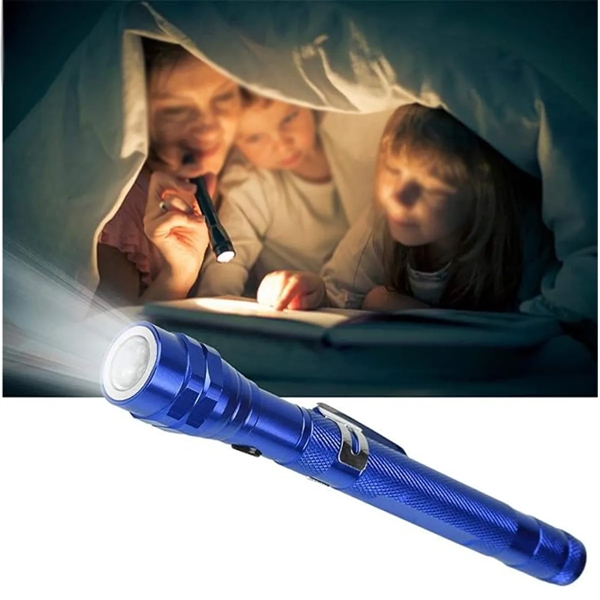 LED Telescopic Extensible Double Magnetic Flashlight - LED Telescopic Extensible Double Magnetic Flashlight - Image 3 of 3