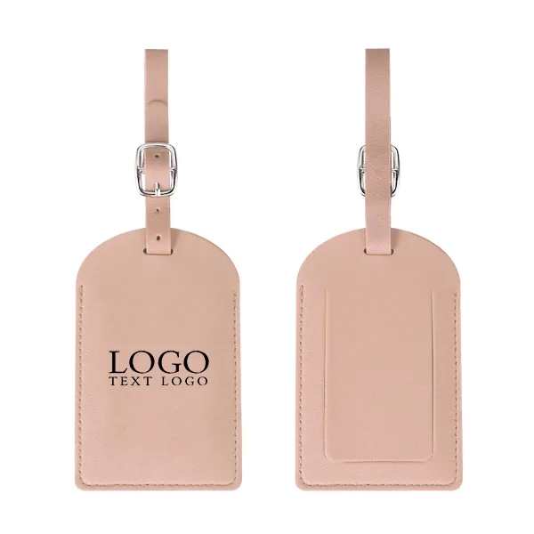 Vegan Leather Luggage Tags With Logo - Vegan Leather Luggage Tags With Logo - Image 14 of 27