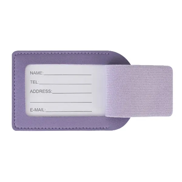 Vegan Leather Luggage Tags With Logo - Vegan Leather Luggage Tags With Logo - Image 9 of 27