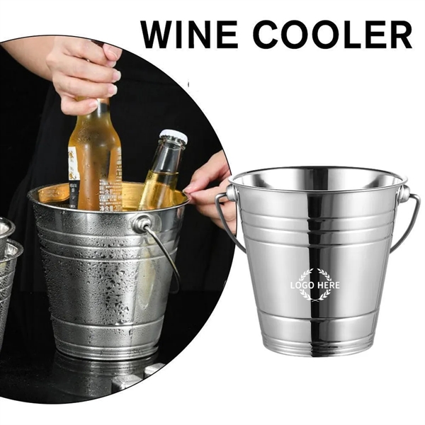 3L Stainless steel Ice Bucket - 3L Stainless steel Ice Bucket - Image 0 of 3