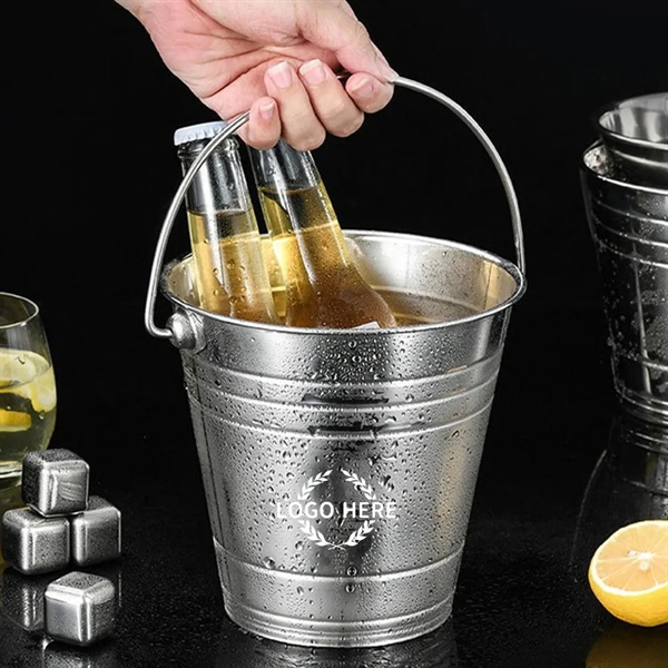 3L Stainless steel Ice Bucket - 3L Stainless steel Ice Bucket - Image 2 of 3