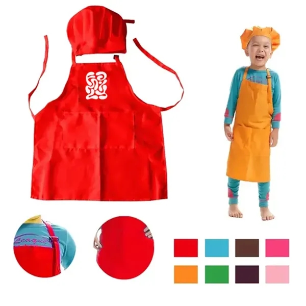 Kids Aprons W/ Chef Hats - Kids Aprons W/ Chef Hats - Image 0 of 0