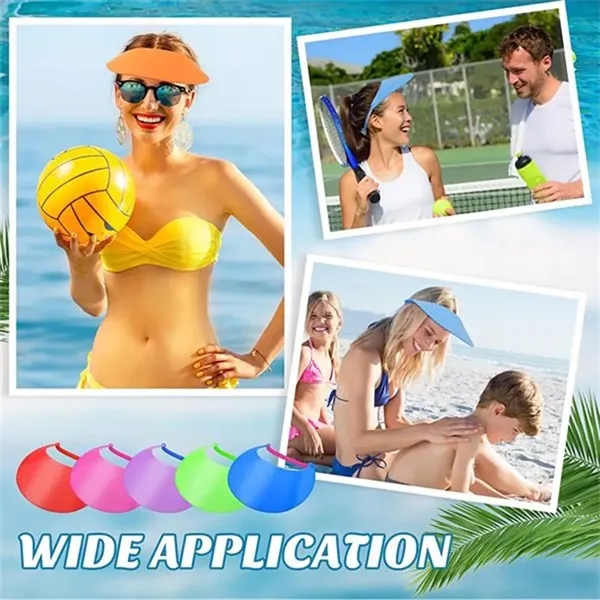 Advertising Eva Foam Sun Visor Empty Top Cap - Advertising Eva Foam Sun Visor Empty Top Cap - Image 6 of 6