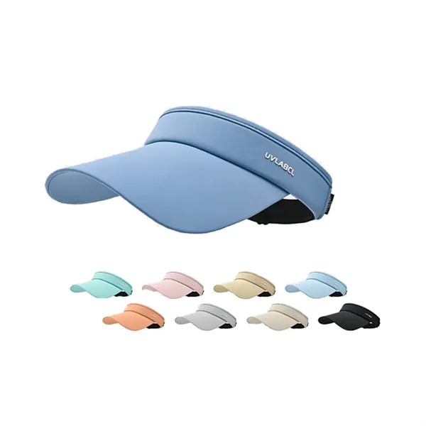Adjustable UV Protection Sun Visor Summer Hat - Adjustable UV Protection Sun Visor Summer Hat - Image 1 of 7