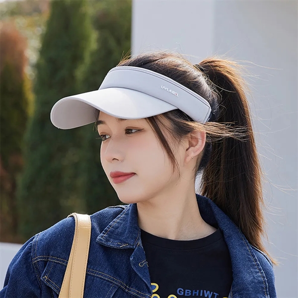 Adjustable UV Protection Sun Visor Summer Hat - Adjustable UV Protection Sun Visor Summer Hat - Image 7 of 7