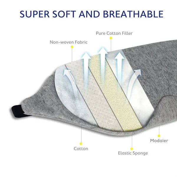 Light Blocking Cotton Sleep Mask - Light Blocking Cotton Sleep Mask - Image 2 of 3