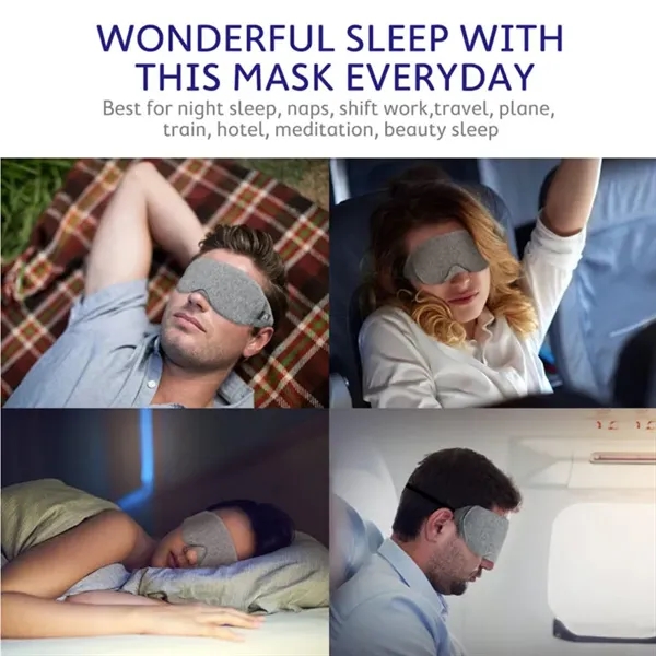 Light Blocking Cotton Sleep Mask - Light Blocking Cotton Sleep Mask - Image 3 of 3