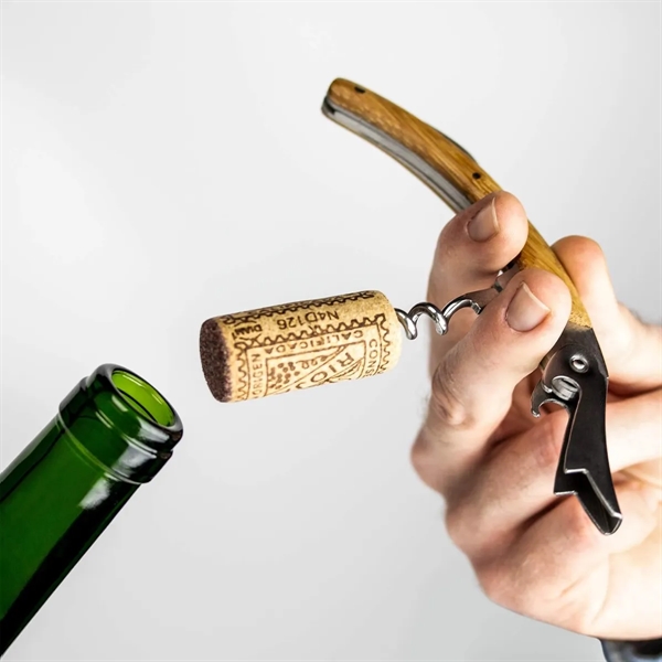 Portable Wine Accessory Kit In Bamboo Box - Portable Wine Accessory Kit In Bamboo Box - Image 2 of 5